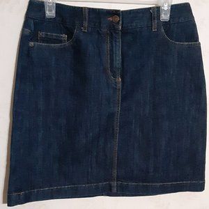 Boden Women's Denim Skirt With Pockets in Size 8